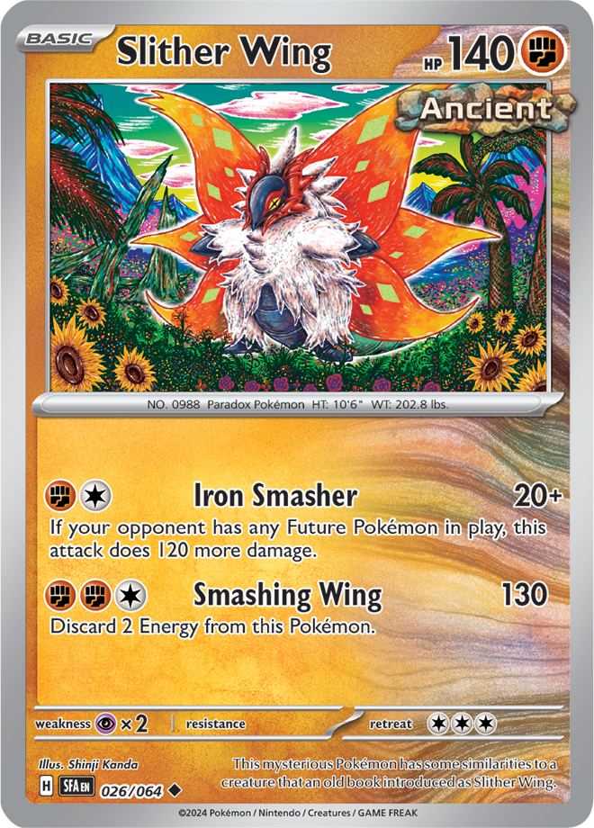Slither Wing - 026/064 - Uncommon - Reverse Holo