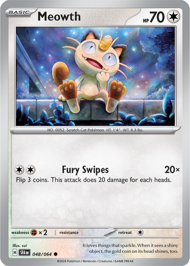Meowth - 048/064 - Common - Reverse Holo
