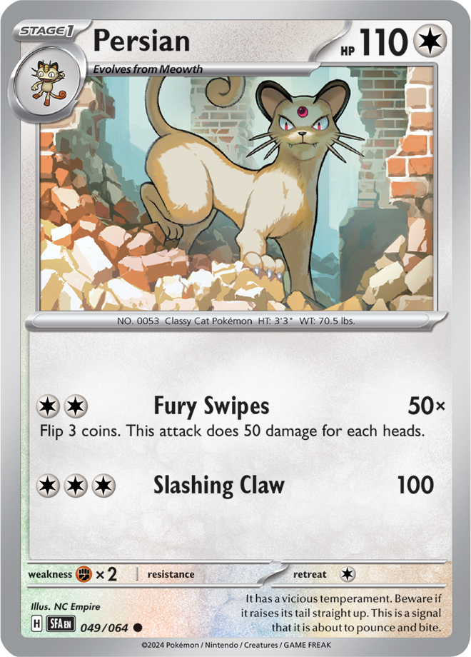 Persian - 049/064 - Common - Reverse Holo