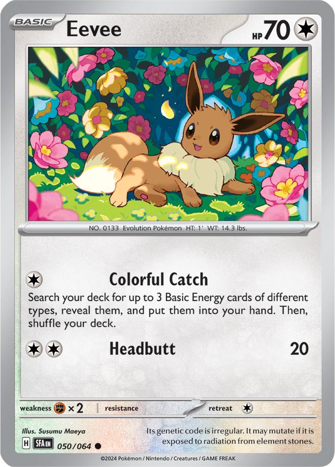 Eevee - 050/064 - Common - Reverse Holo