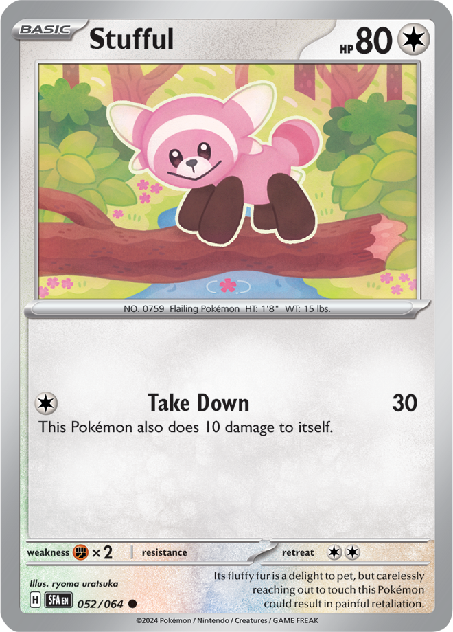 Stufful - 052/064 - Common - Reverse Holo