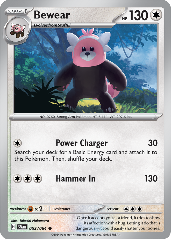 Bewear - 053/064 - Common - Reverse Holo