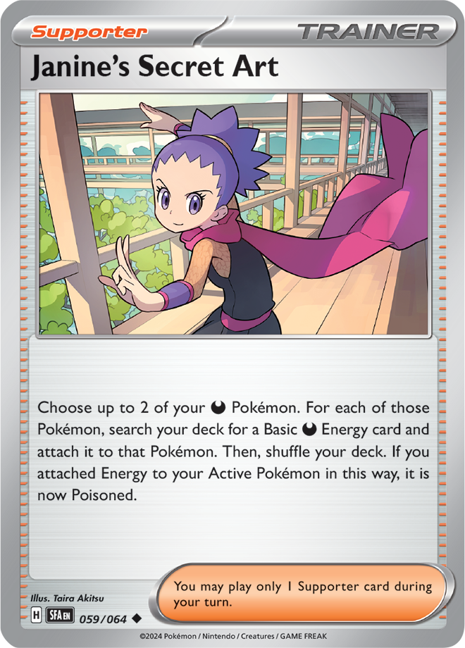 Janine's Secret Technique - 059/064 - Uncommon - Reverse Holo