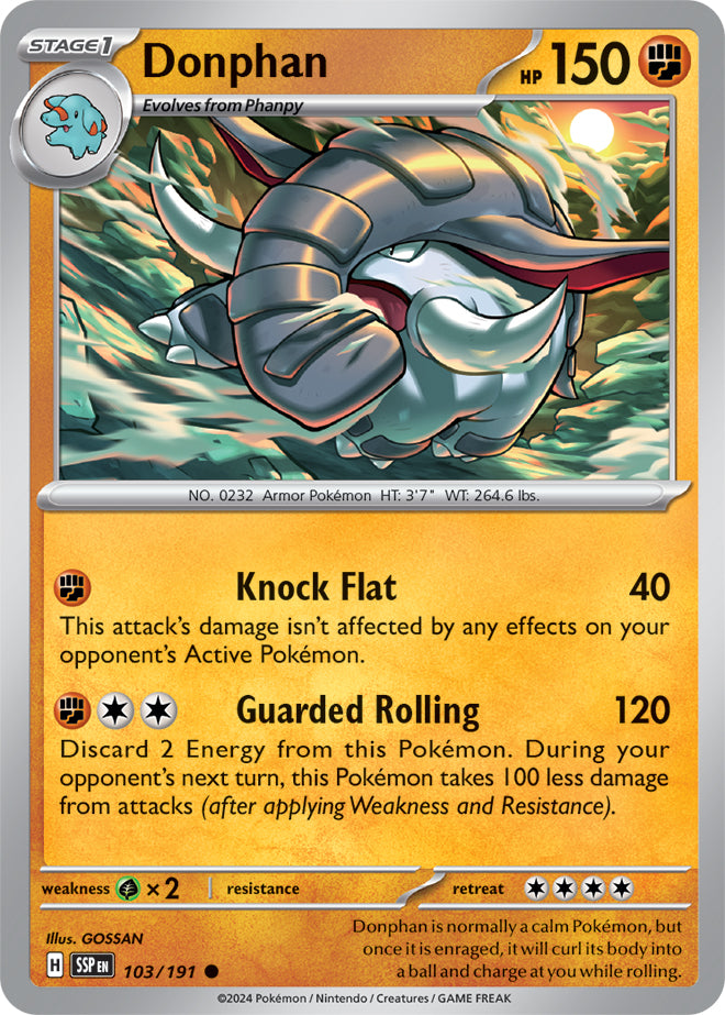 Donphan - 103/191 - Common - Reverse Holo
