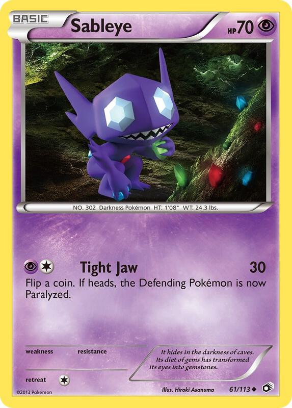 Sableye 61/113 - Uncommon - Normal
