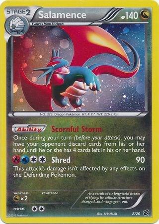 Salamence - 8/20 (Cosmos Holo) - LP