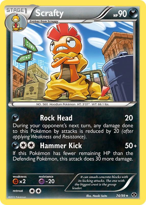 Scrafty 74/99 - Holo Rare - Holo - LP