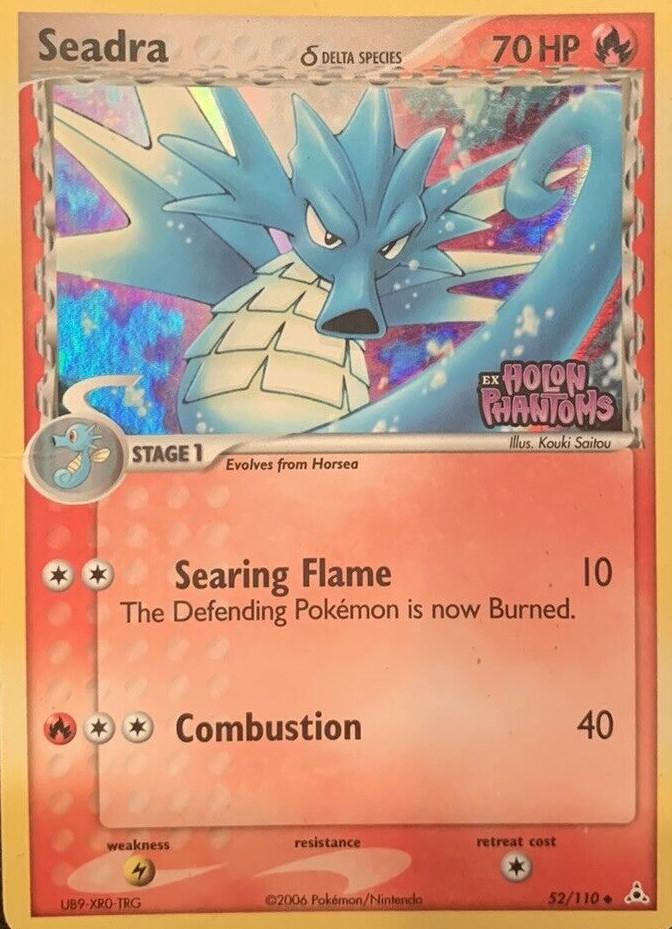 Seadra (Stamped) - 52/110 - Reverse Holo - (MP)