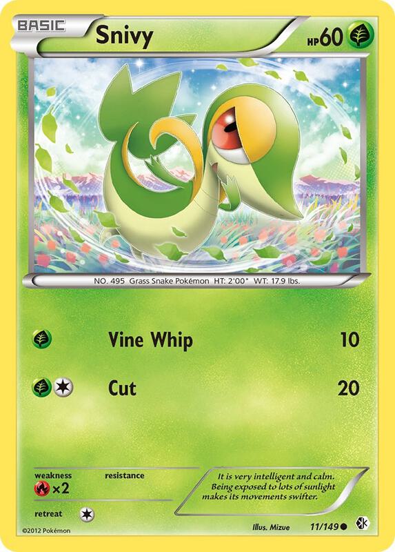 Snivy 11/149 - Common - Reverse Holo