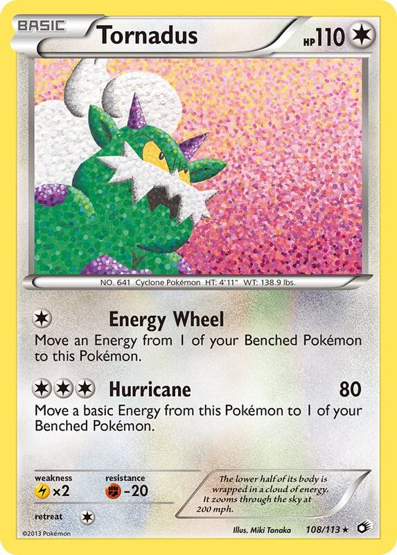 Tornadus 108/113 - Holo Rare - Holo