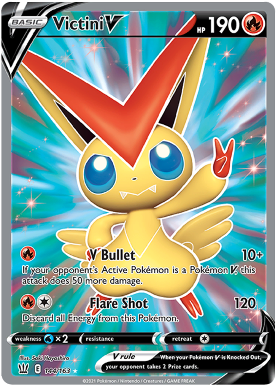 Victini V - 144/163 - Full Art Ultra Rare