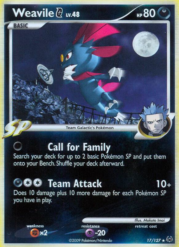 Weavile G 17/127 - Holo Rare - Holo