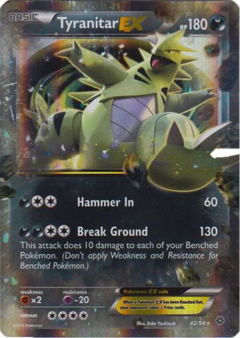 Tyranitar EX - 42/98 - Ultra Rare