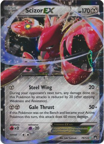 Scizor EX - 76/122 - Ultra Rare