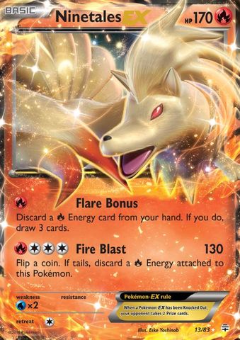 Ninetales EX - 13/83 - Ultra Rare