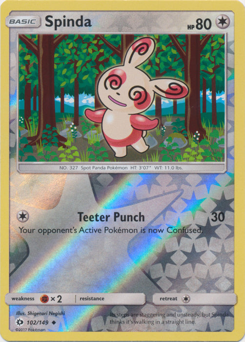 Spinda - 102/149 - Uncommon - Reverse Holofoil