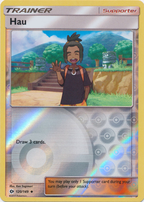 Hau - 120/149 - Uncommon - Reverse Holofoil