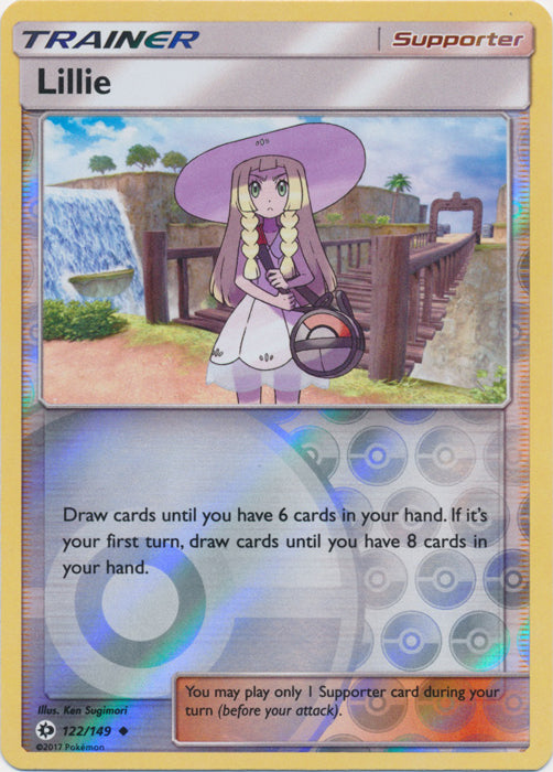 Lillie - 122/149 - Uncommon - Reverse Holofoil