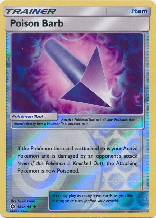 Poison Barb - 124/149 - Uncommon - Reverse Holofoil