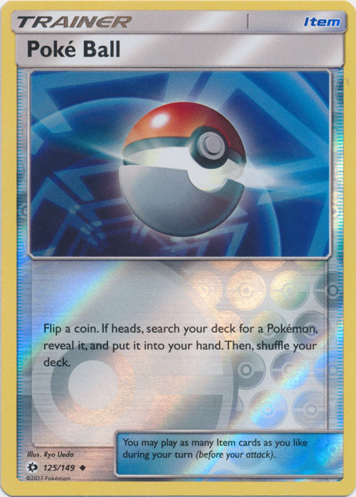 Poke Ball - 125/149 - Uncommon - Reverse Holofoil
