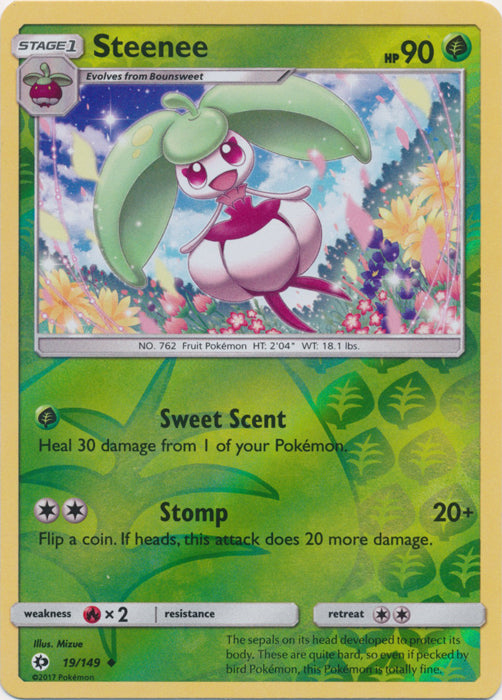 Steenee - 19/149 - Uncommon - Reverse Holofoil