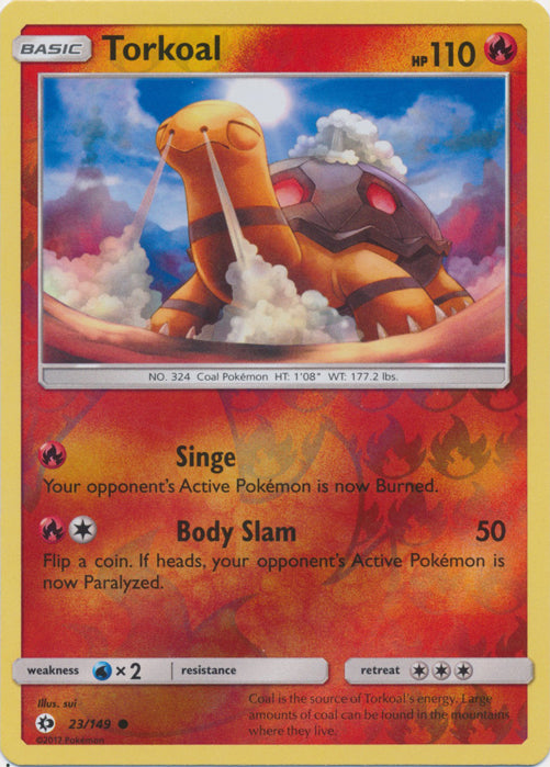 Torkoal - 23/149 - Common - Reverse Holofoil