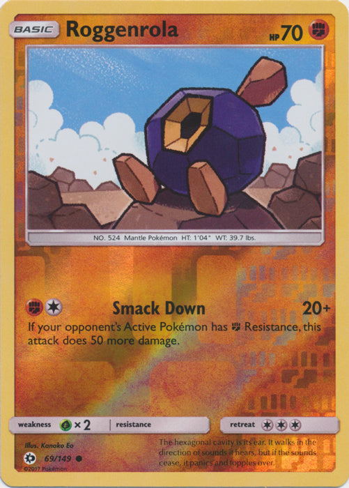 Roggenrola - 69/149 - Common - Reverse Holofoil