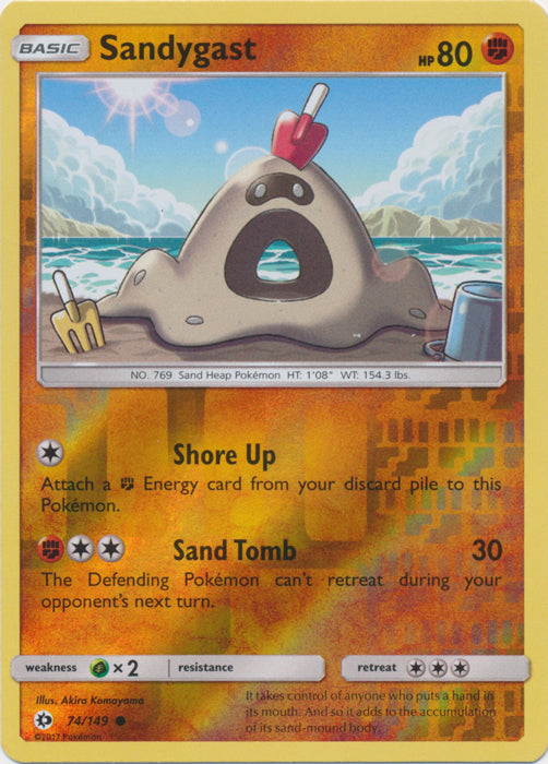 Sandygast - 74/149 - Common - Reverse Holofoil
