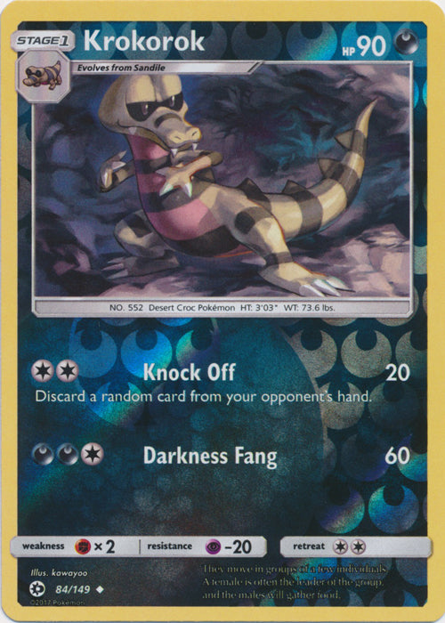 Krokorok - 84/149 - Uncommon - Reverse Holofoil