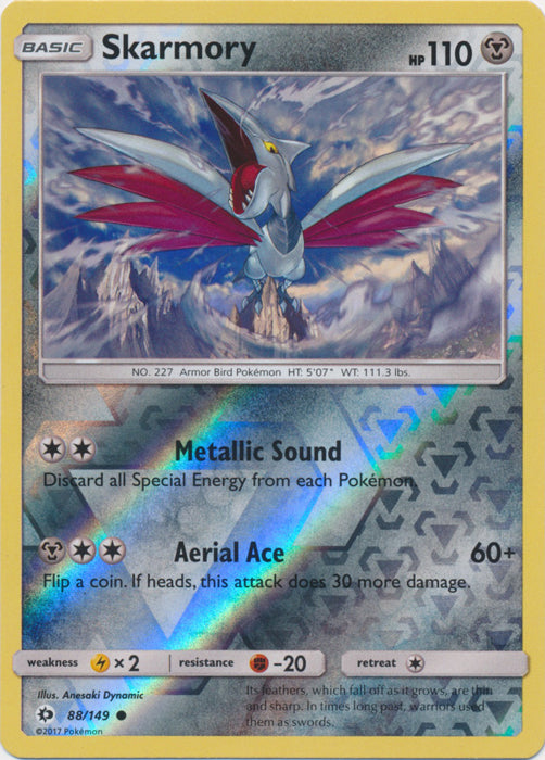 Skarmory - 88/149 - Common - Reverse Holofoil
