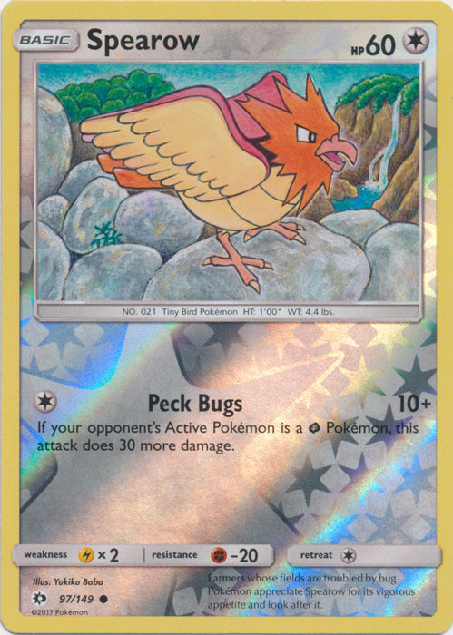Spearow - 97/149 - Common - Reverse Holofoil