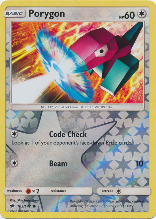 Porygon - 103/147 - Common - Reverse Holofoil