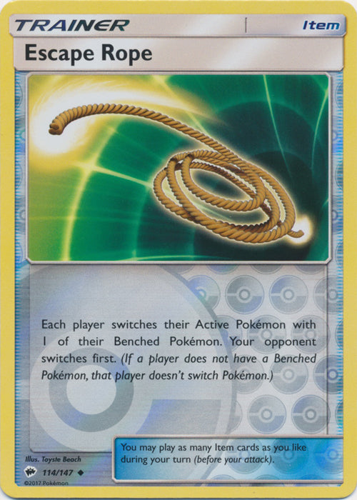 Escape Rope - 114/147 - Uncommon - Reverse Holofoil