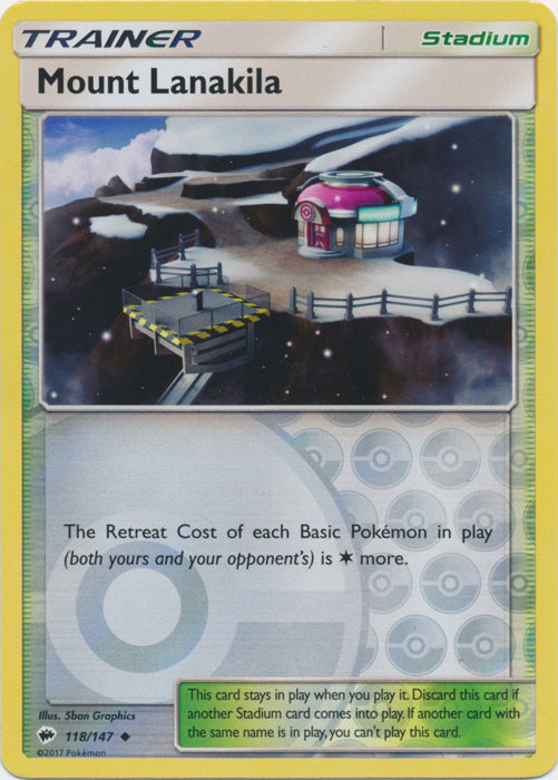 Mount Lanakila - 118/147 - Uncommon - Reverse Holofoil