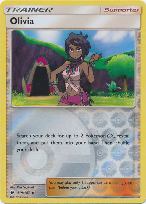 Olivia - 119/147 - Uncommon - Reverse Holofoil