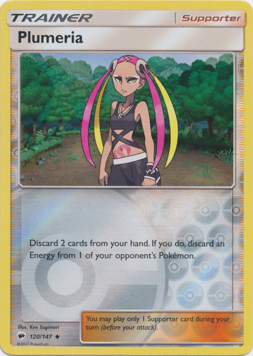 Plumeria - 120/147 - Uncommon - Reverse Holofoil