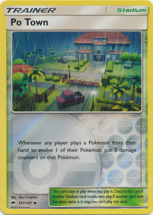 Po Town - 121/147 - Uncommon - Reverse Holofoil