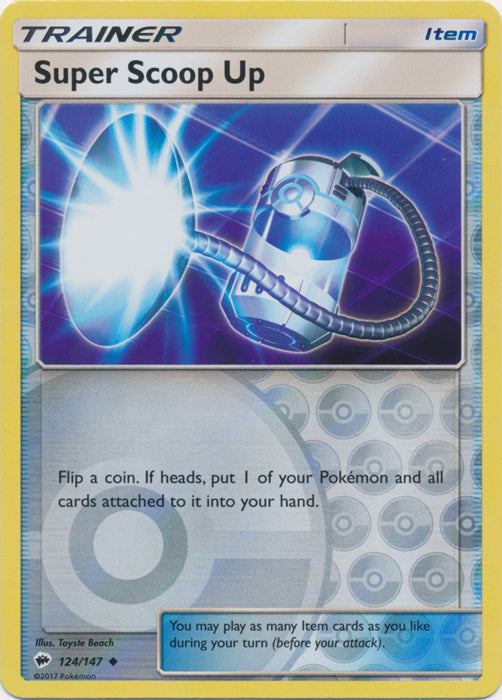 Super Scoop Up - 124/147 - Uncommon - Reverse Holofoil