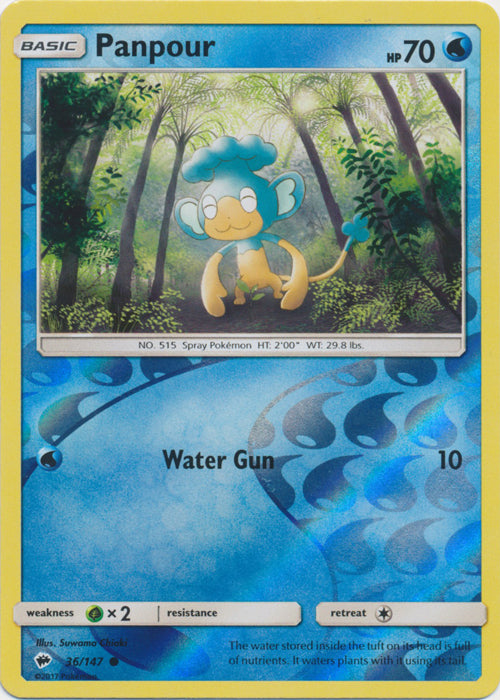Panpour - 36/147 - Common - Reverse Holofoil
