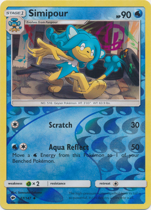Simipour - 37/147 - Uncommon - Reverse Holofoil