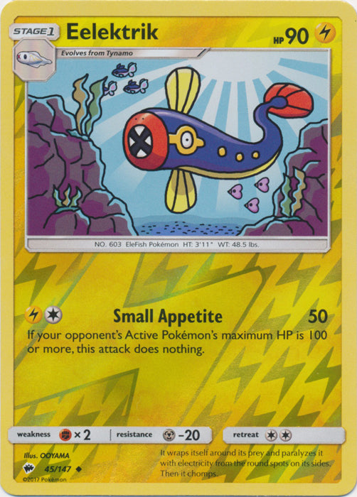 Eelektrik - 45/147 - Uncommon - Reverse Holofoil