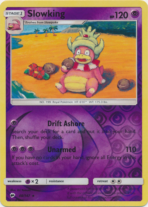 Slowking - 48/147 - Rare - Reverse Holofoil