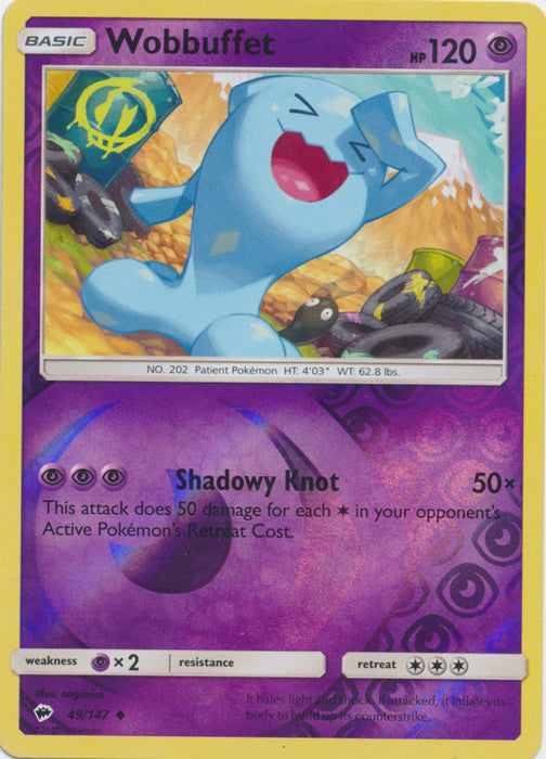 Wobbuffet - 49/147 - Uncommon - Reverse Holofoil