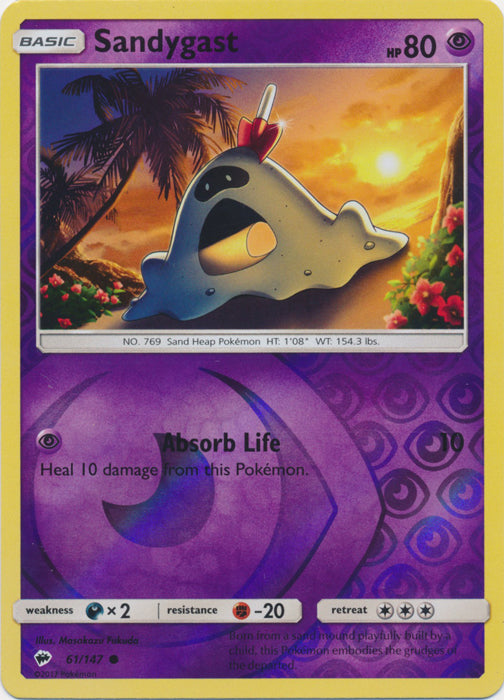 Sandygast - 61/147 - Common - Reverse Holofoil