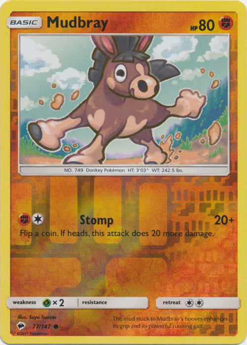 Mudbray - 77/147 - Common - Reverse Holofoil
