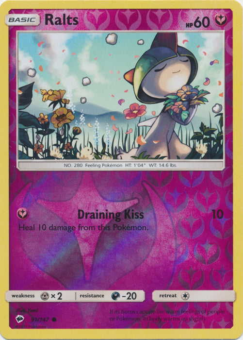 Ralts - 91/147 - Common - Reverse Holofoil