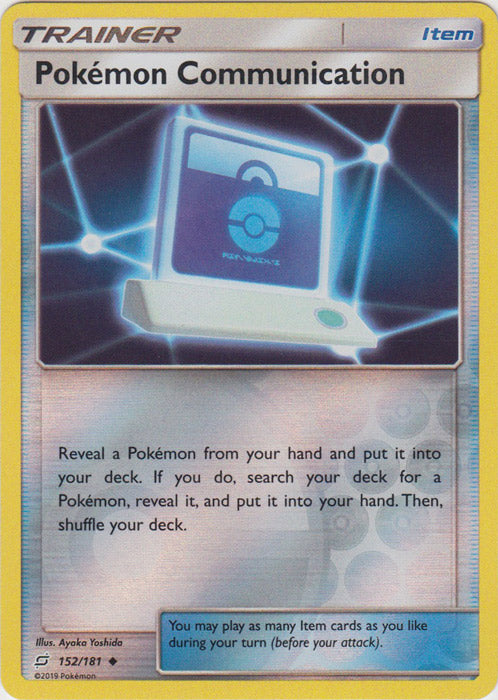 Pokemon Communication - 152/181 - Uncommon - Reverse Holofoil
