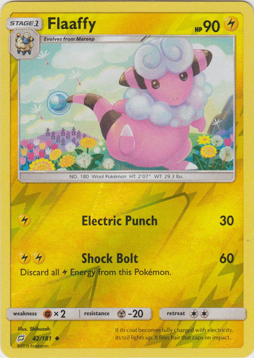 Flaaffy - 42/181 - Uncommon - Reverse Holofoil