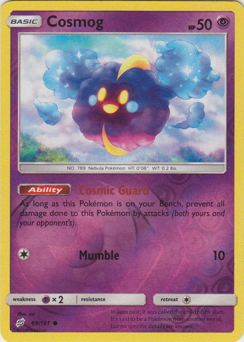 Cosmog - 69/181 - Common - Reverse Holofoil