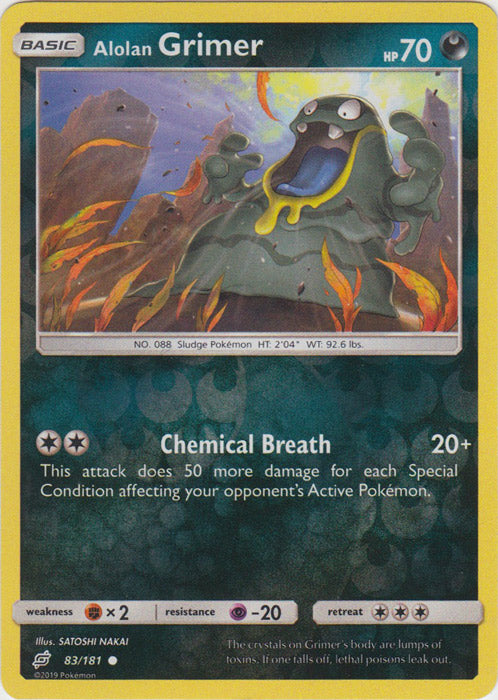 Alolan Grimer - 83/181 - Common - Reverse Holofoil